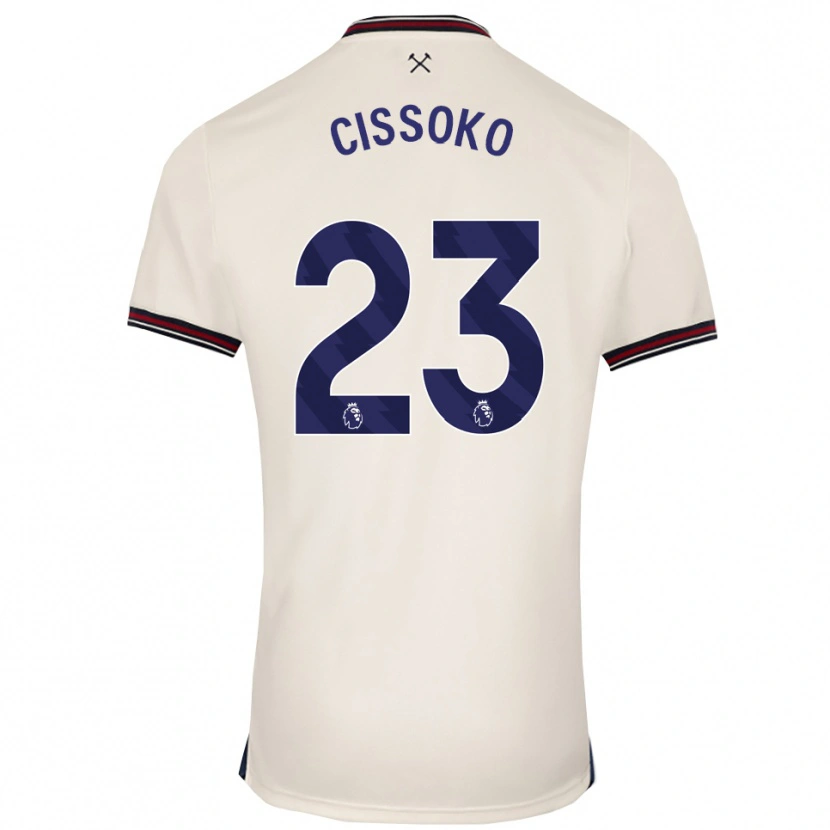 Danxen Herren Hawa Cissoko #23 Creme Weiß Auswärtstrikot Trikot 2025/26 T-Shirt Österreich