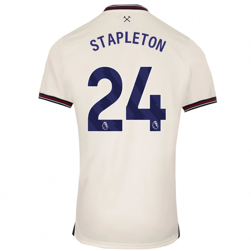 Danxen Herren Jessie Stapleton #24 Creme Weiß Auswärtstrikot Trikot 2025/26 T-Shirt Österreich
