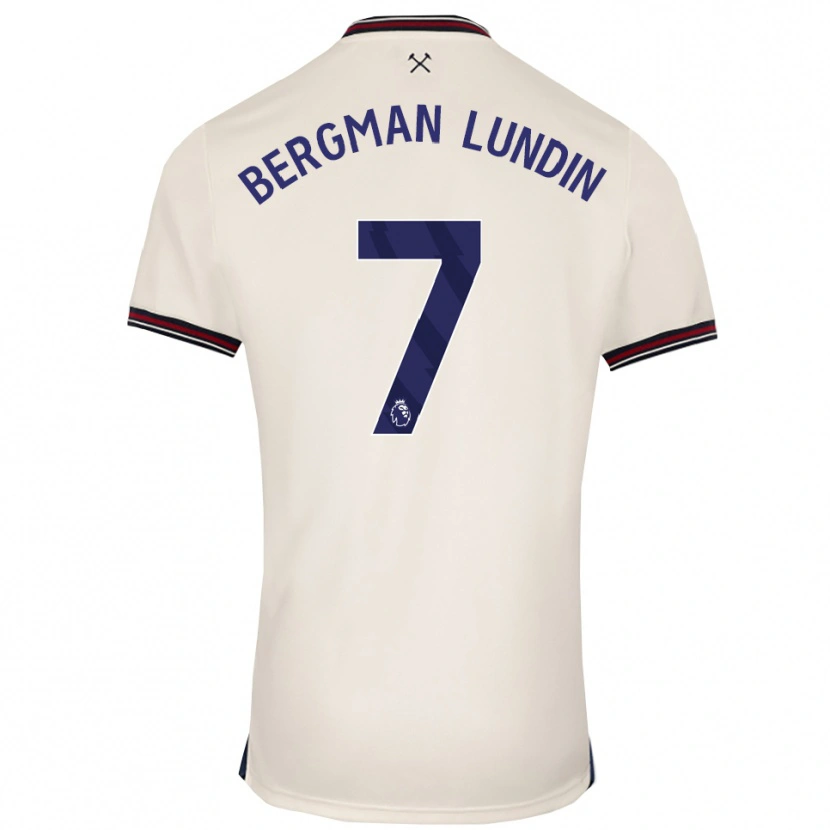 Danxen Herren Marika Bergman-Lundin #7 Creme Weiß Auswärtstrikot Trikot 2025/26 T-Shirt Österreich