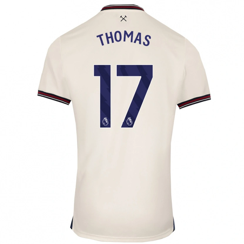 Danxen Herren Isaac Thomas #17 Creme Weiß Auswärtstrikot Trikot 2025/26 T-Shirt Österreich