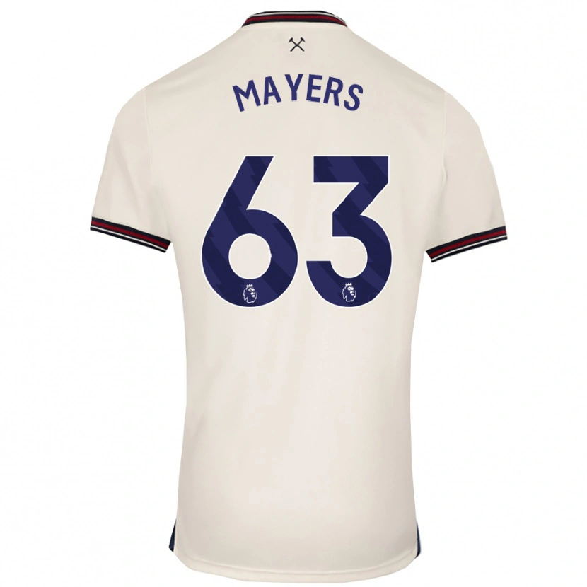 Danxen Herren Ezra Mayers #63 Creme Weiß Auswärtstrikot Trikot 2025/26 T-Shirt Österreich