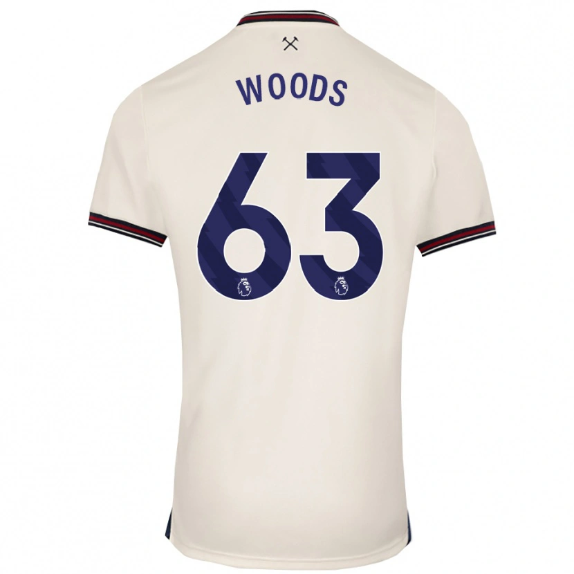 Danxen Herren Archie Woods #63 Creme Weiß Auswärtstrikot Trikot 2025/26 T-Shirt Österreich