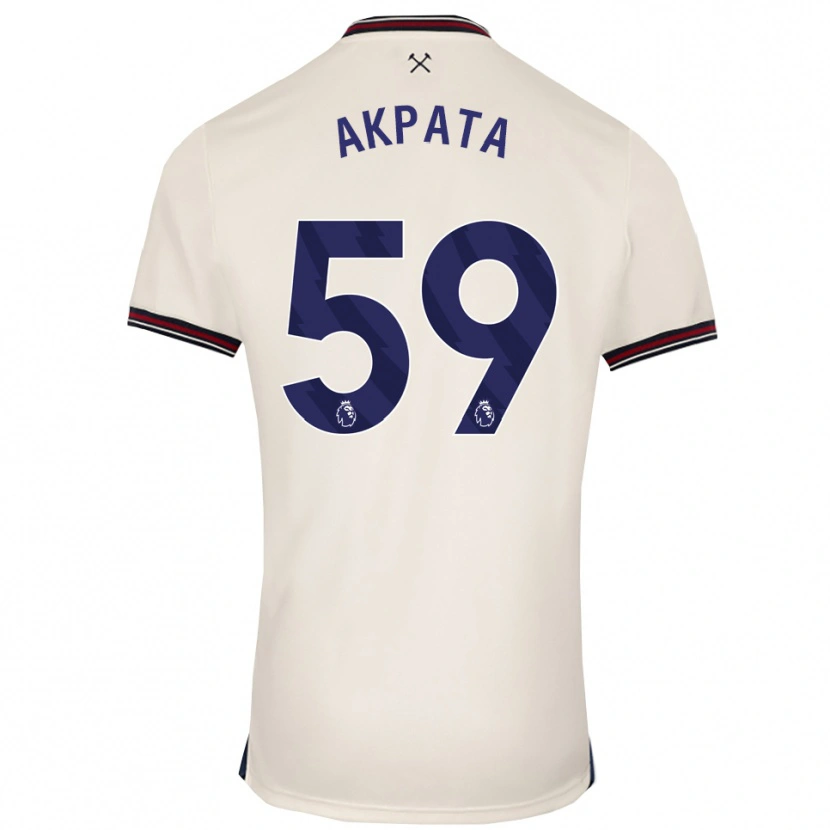Danxen Herren Tyron Akpata #59 Creme Weiß Auswärtstrikot Trikot 2025/26 T-Shirt Österreich