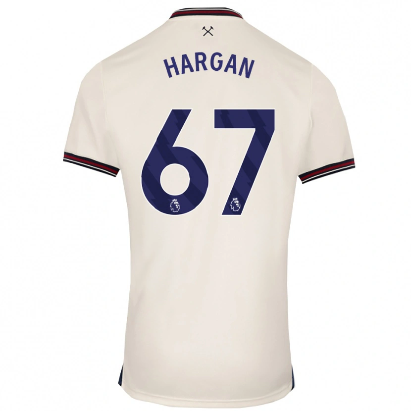 Danxen Herren Riley Hargan #67 Creme Weiß Auswärtstrikot Trikot 2025/26 T-Shirt Österreich