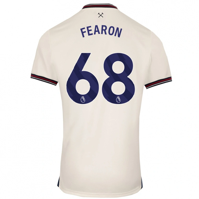Danxen Herren Preston Fearon #68 Creme Weiß Auswärtstrikot Trikot 2025/26 T-Shirt Österreich