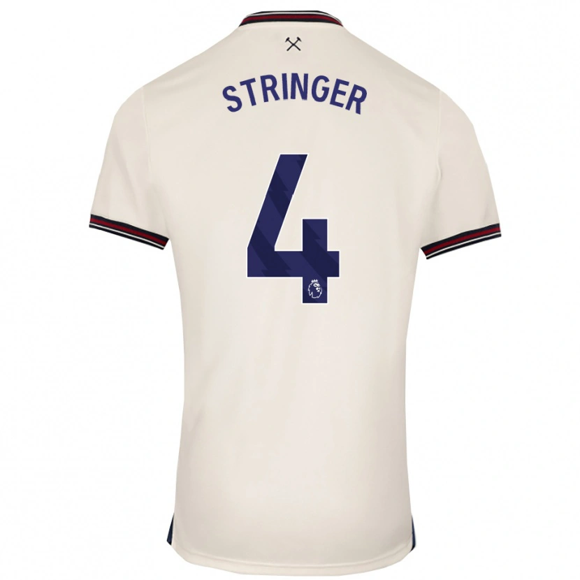Danxen Herren Abbey Leigh Stringer #4 Creme Weiß Auswärtstrikot Trikot 2025/26 T-Shirt Österreich