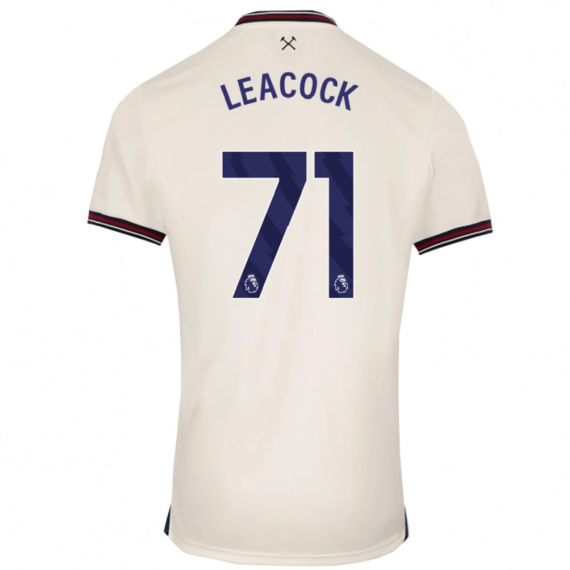 Danxen Herren Callum Leacock #71 Creme Weiß Auswärtstrikot Trikot 2025/26 T-Shirt Österreich