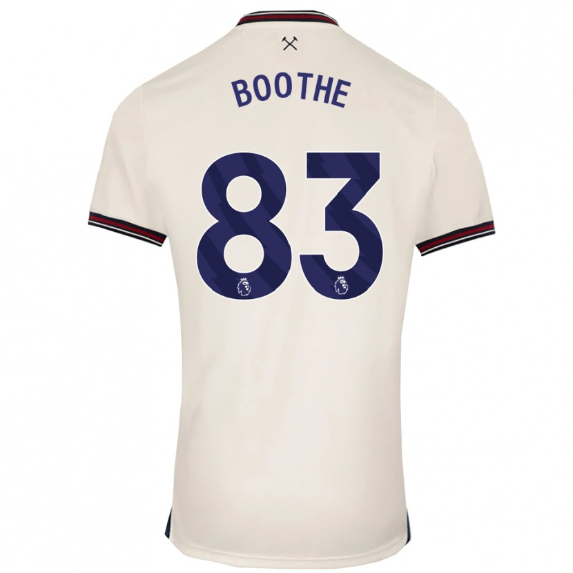 Danxen Herren Sebastian Boothe #83 Creme Weiß Auswärtstrikot Trikot 2025/26 T-Shirt Österreich