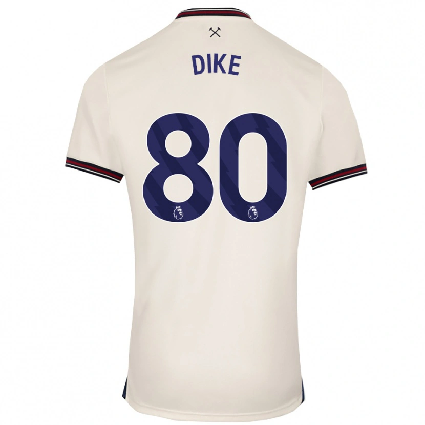 Danxen Herren Andre Dike #80 Creme Weiß Auswärtstrikot Trikot 2025/26 T-Shirt Österreich