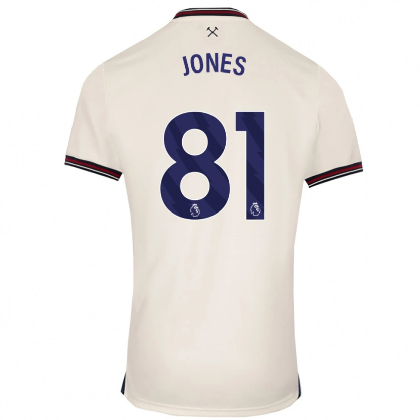 Danxen Herren Liam Jones #81 Creme Weiß Auswärtstrikot Trikot 2025/26 T-Shirt Österreich