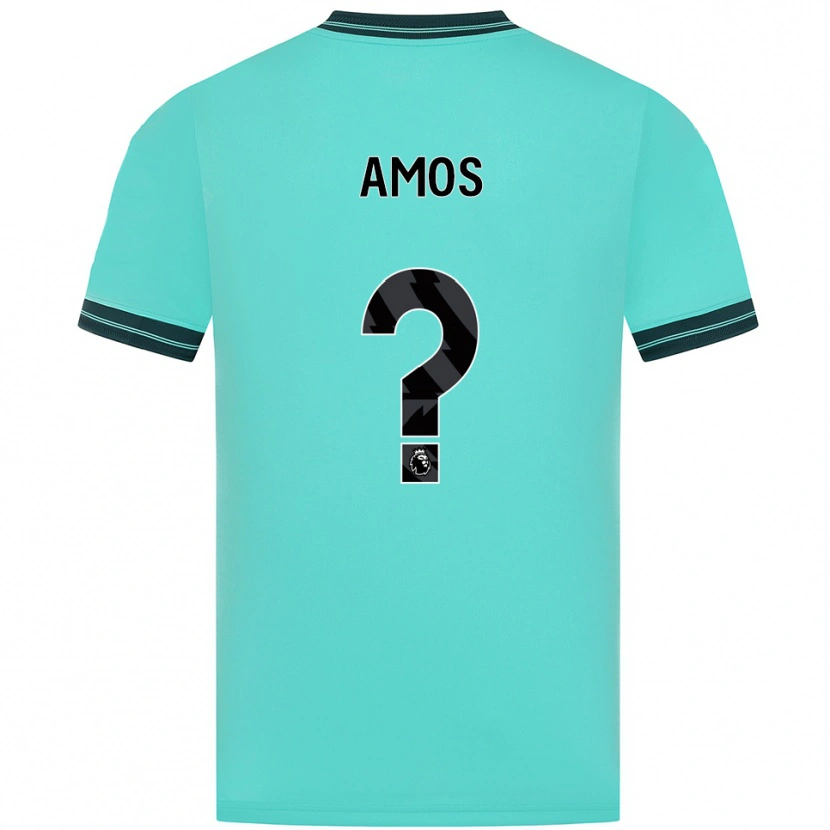 Danxen Herren Stan Amos #0 Himmelblau Grün Auswärtstrikot Trikot 2025/26 T-Shirt Österreich