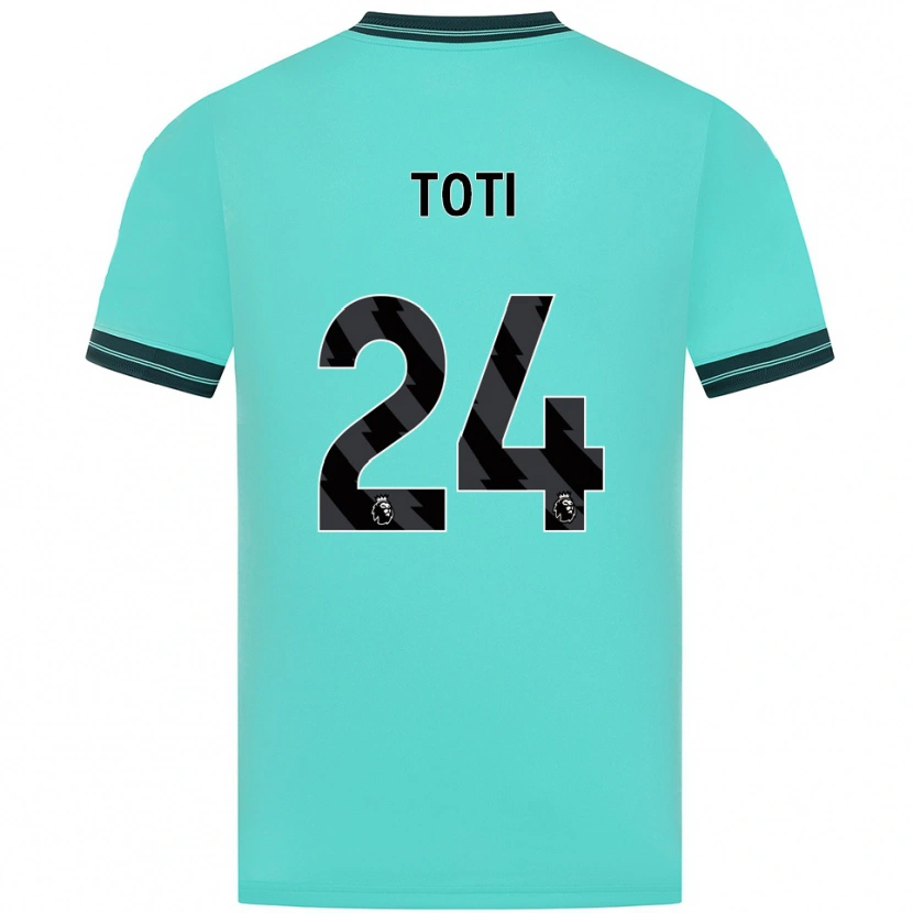 Danxen Herren Toti #24 Himmelblau Grün Auswärtstrikot Trikot 2025/26 T-Shirt Österreich
