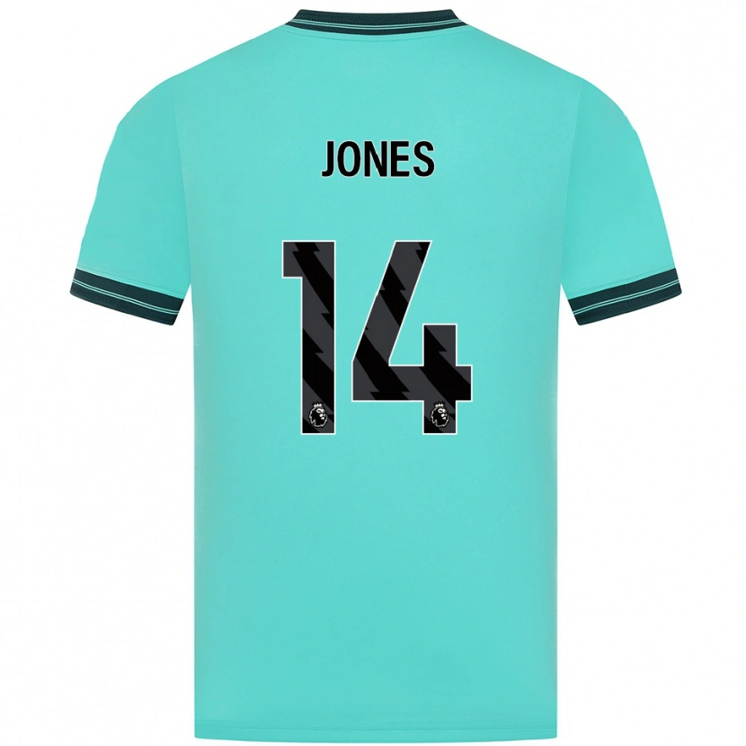 Danxen Herren Meesha Dudley-Jones #14 Himmelblau Grün Auswärtstrikot Trikot 2025/26 T-Shirt Österreich
