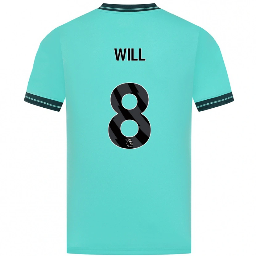 Danxen Herren Merrick Will #8 Himmelblau Grün Auswärtstrikot Trikot 2025/26 T-Shirt Österreich