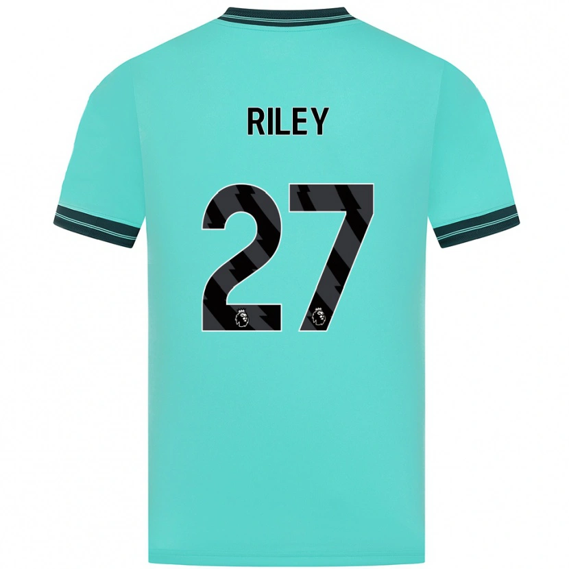 Danxen Herren Lauren Riley #27 Himmelblau Grün Auswärtstrikot Trikot 2025/26 T-Shirt Österreich
