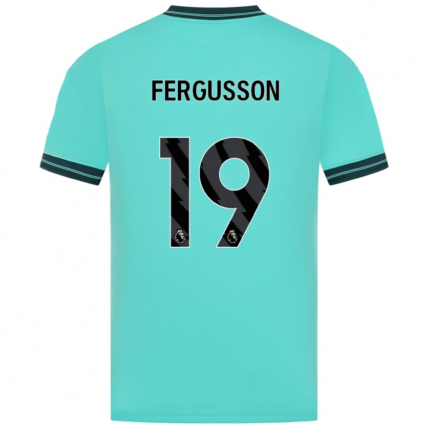 Danxen Herren Liv Fergusson #19 Himmelblau Grün Auswärtstrikot Trikot 2025/26 T-Shirt Österreich