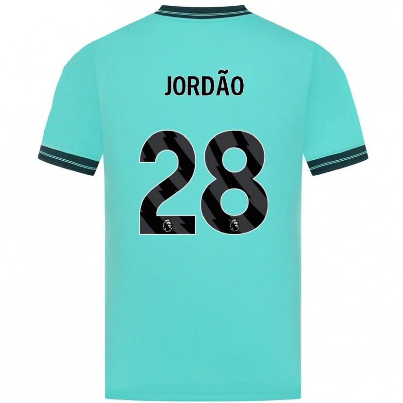 Danxen Herren Bruno Jordão #28 Himmelblau Grün Auswärtstrikot Trikot 2025/26 T-Shirt Österreich