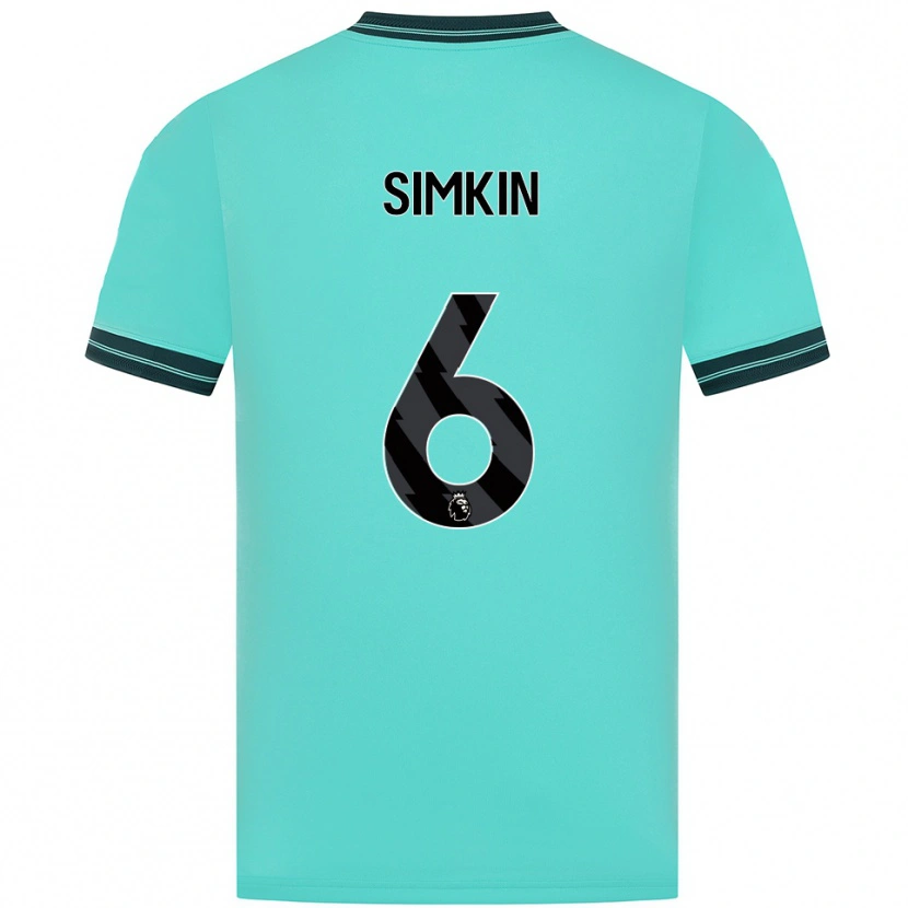 Danxen Herren Lily Simkin #6 Himmelblau Grün Auswärtstrikot Trikot 2025/26 T-Shirt Österreich