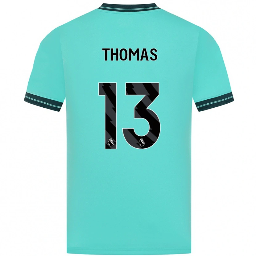 Danxen Herren Bec Thomas #13 Himmelblau Grün Auswärtstrikot Trikot 2025/26 T-Shirt Österreich