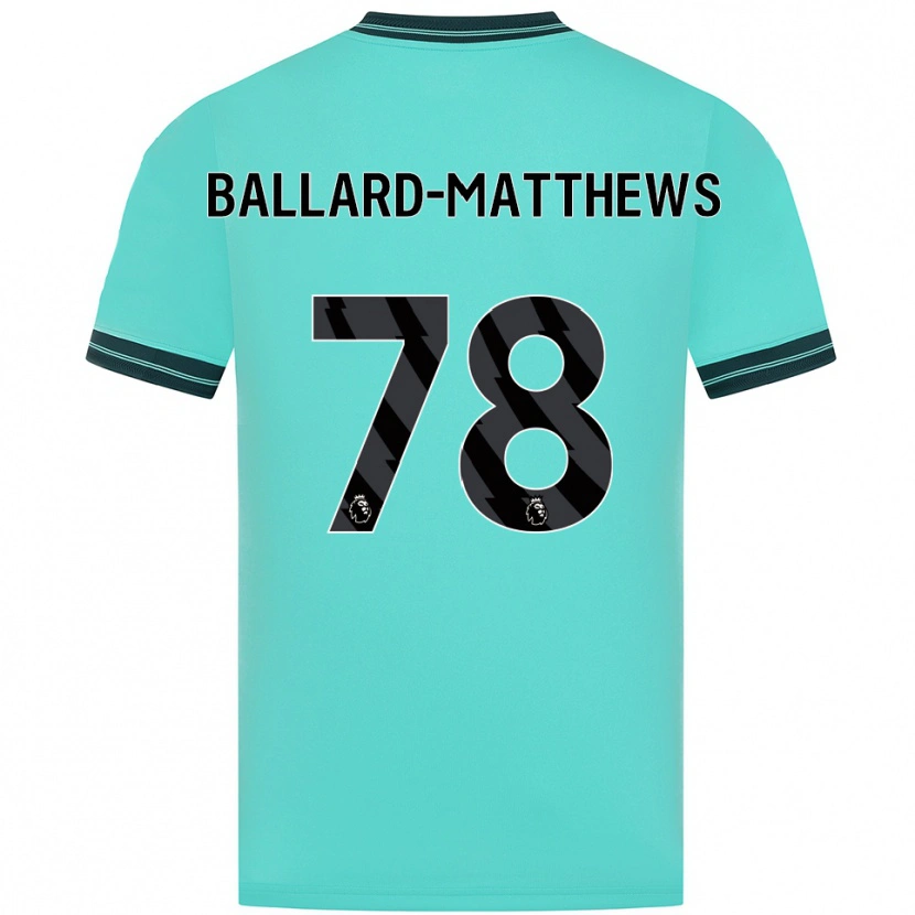 Danxen Herren Emilio Ballard-Matthews #78 Himmelblau Grün Auswärtstrikot Trikot 2025/26 T-Shirt Österreich