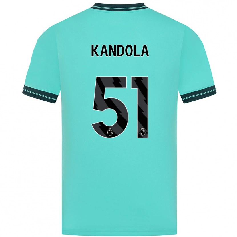 Danxen Herren Kam Kandola #51 Himmelblau Grün Auswärtstrikot Trikot 2025/26 T-Shirt Österreich