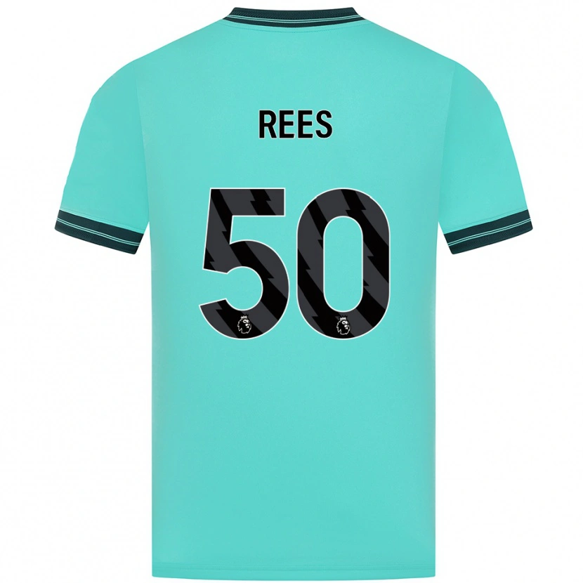 Danxen Herren Mason Rees #50 Himmelblau Grün Auswärtstrikot Trikot 2025/26 T-Shirt Österreich