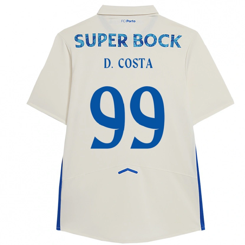 Danxen Herren Diogo Costa #99 Weiß Blau Ausweichtrikot Trikot 2025/26 T-Shirt Österreich