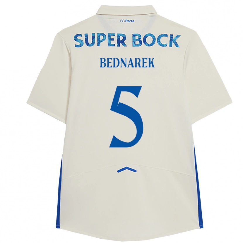 Danxen Herren Jan Bednarek #5 Weiß Blau Ausweichtrikot Trikot 2025/26 T-Shirt Österreich