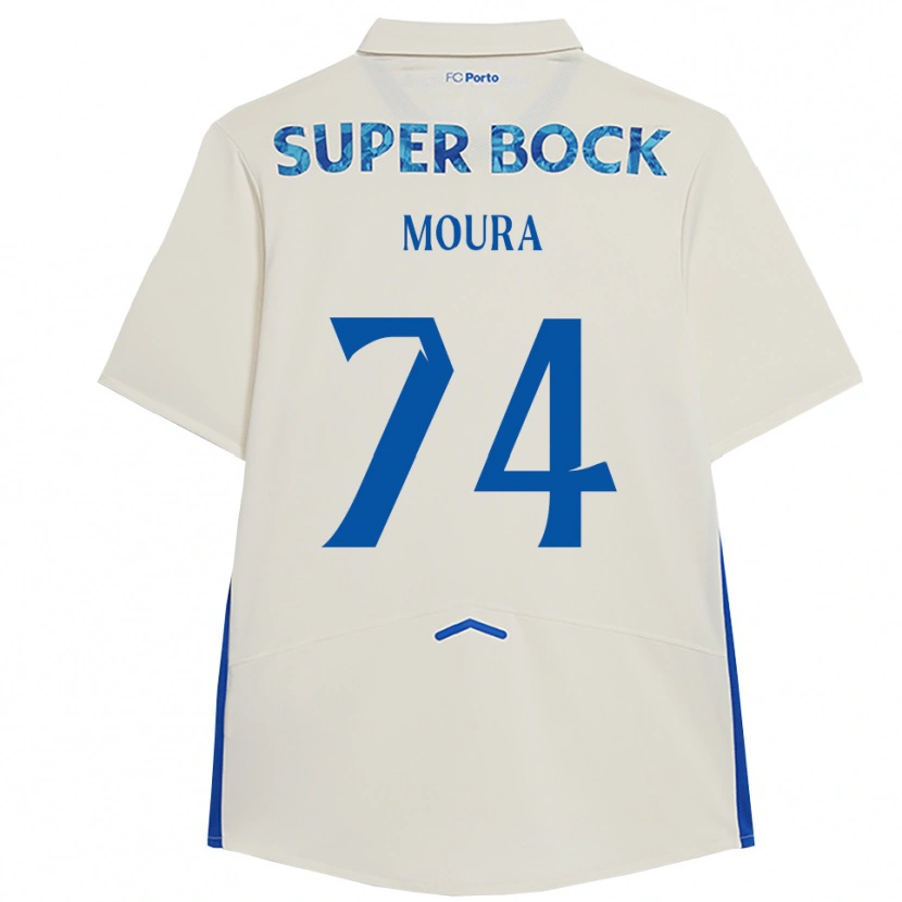 Danxen Herren Francisco Moura #74 Weiß Blau Ausweichtrikot Trikot 2025/26 T-Shirt Österreich