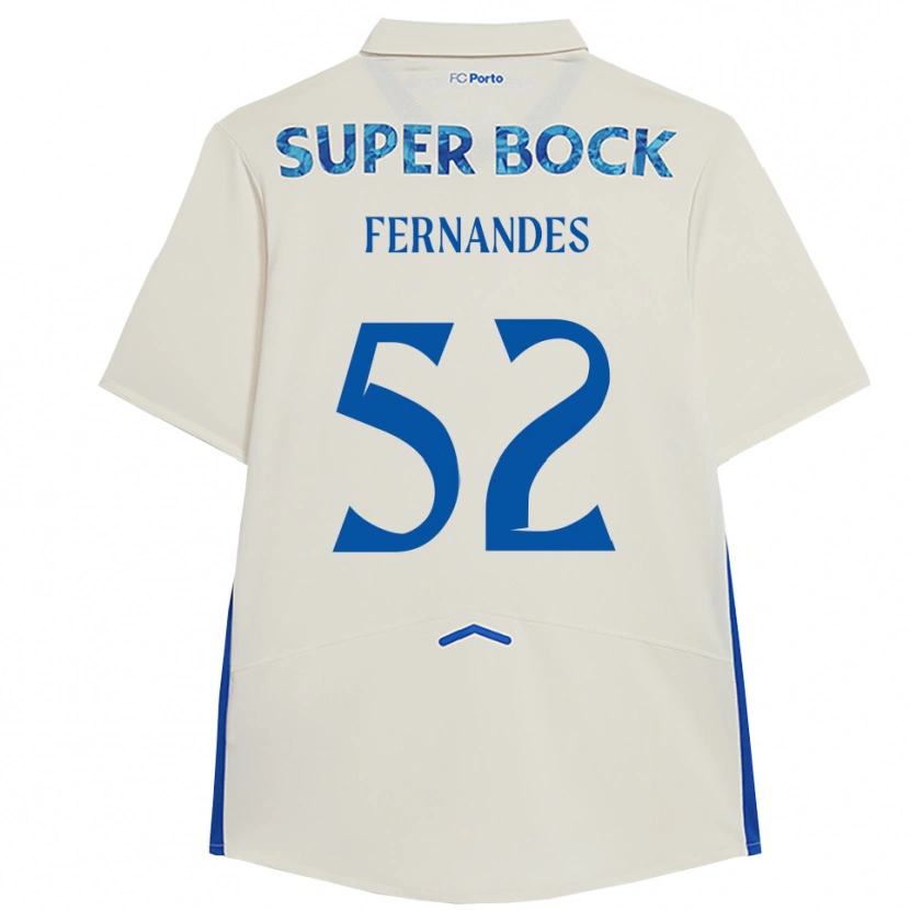 Danxen Herren Martim Fernandes #52 Weiß Blau Ausweichtrikot Trikot 2025/26 T-Shirt Österreich