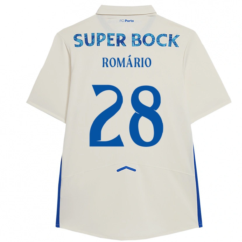 Danxen Herren Romário Baró #28 Weiß Blau Ausweichtrikot Trikot 2025/26 T-Shirt Österreich