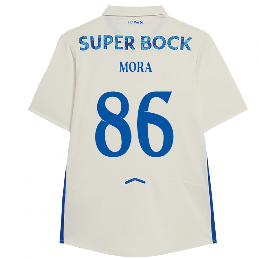 Danxen Herren Rodrigo Mora #86 Weiß Blau Ausweichtrikot Trikot 2025/26 T-Shirt Österreich