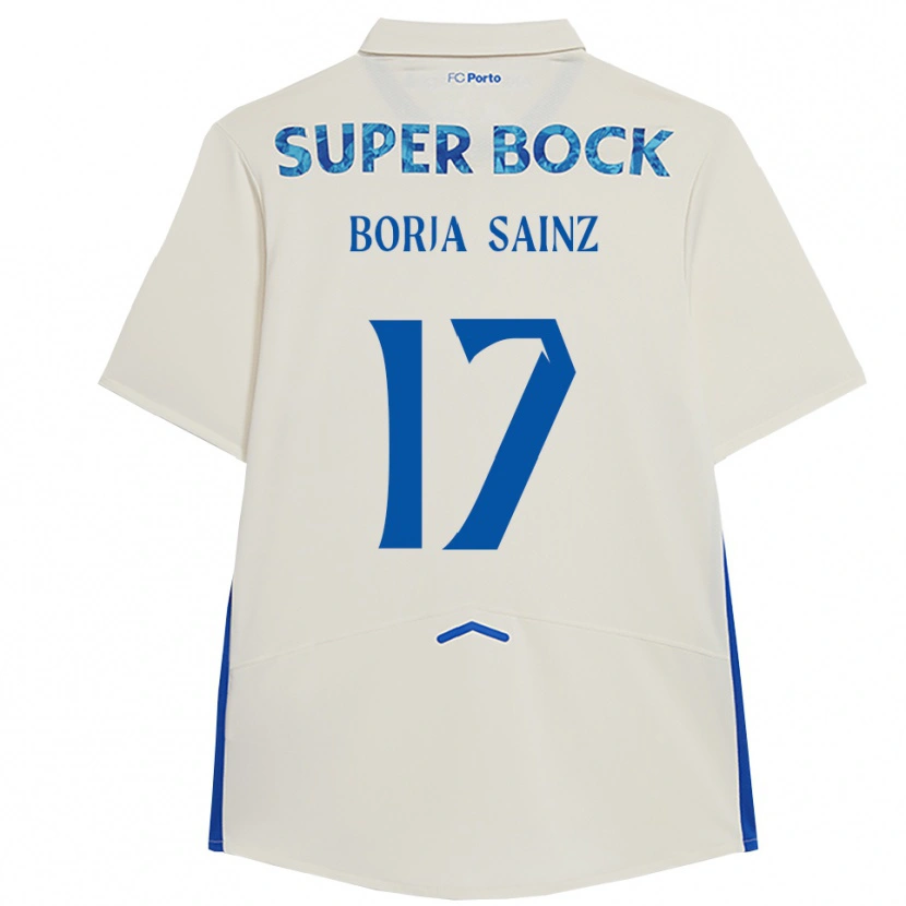 Danxen Herren Borja Sainz #17 Weiß Blau Ausweichtrikot Trikot 2025/26 T-Shirt Österreich