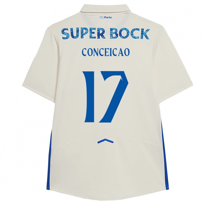 Danxen Herren Rodrigo Conceicao #17 Weiß Blau Ausweichtrikot Trikot 2025/26 T-Shirt Österreich