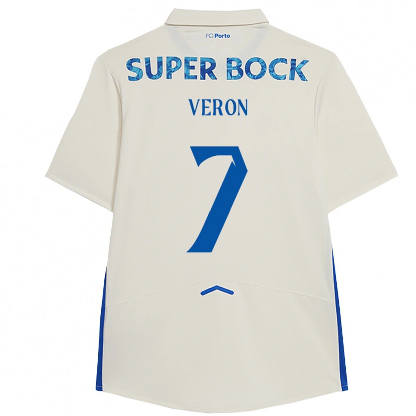 Danxen Herren Gabriel Veron #7 Weiß Blau Ausweichtrikot Trikot 2025/26 T-Shirt Österreich