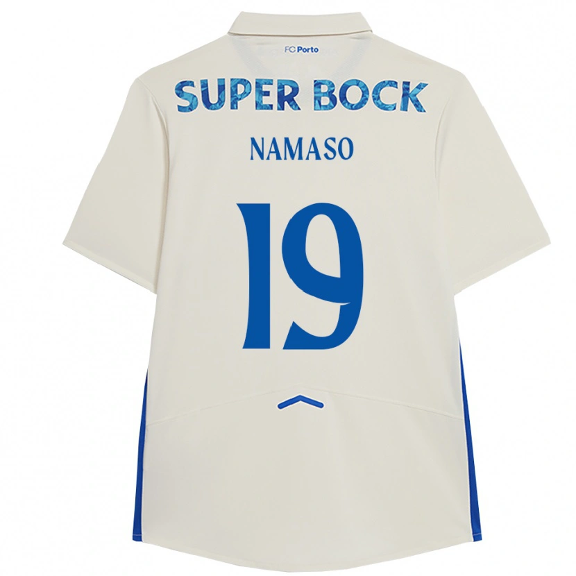 Danxen Herren Danny Namaso #19 Weiß Blau Ausweichtrikot Trikot 2025/26 T-Shirt Österreich