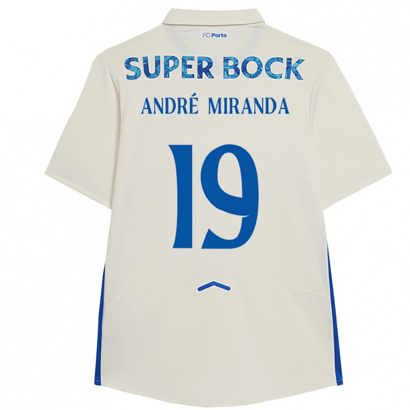 Danxen Herren André Miranda #19 Weiß Blau Ausweichtrikot Trikot 2025/26 T-Shirt Österreich