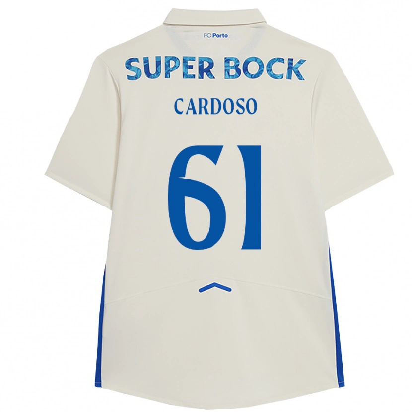 Danxen Herren Ivan Cardoso #61 Weiß Blau Ausweichtrikot Trikot 2025/26 T-Shirt Österreich