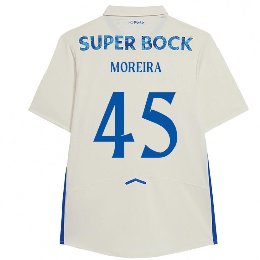 Danxen Herren João Moreira #45 Weiß Blau Ausweichtrikot Trikot 2025/26 T-Shirt Österreich
