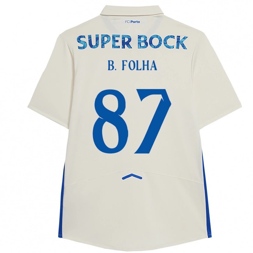 Danxen Herren Bernardo Folha #87 Weiß Blau Ausweichtrikot Trikot 2025/26 T-Shirt Österreich