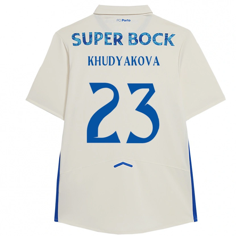 Danxen Herren Verónica Khudyakova #23 Weiß Blau Ausweichtrikot Trikot 2025/26 T-Shirt Österreich