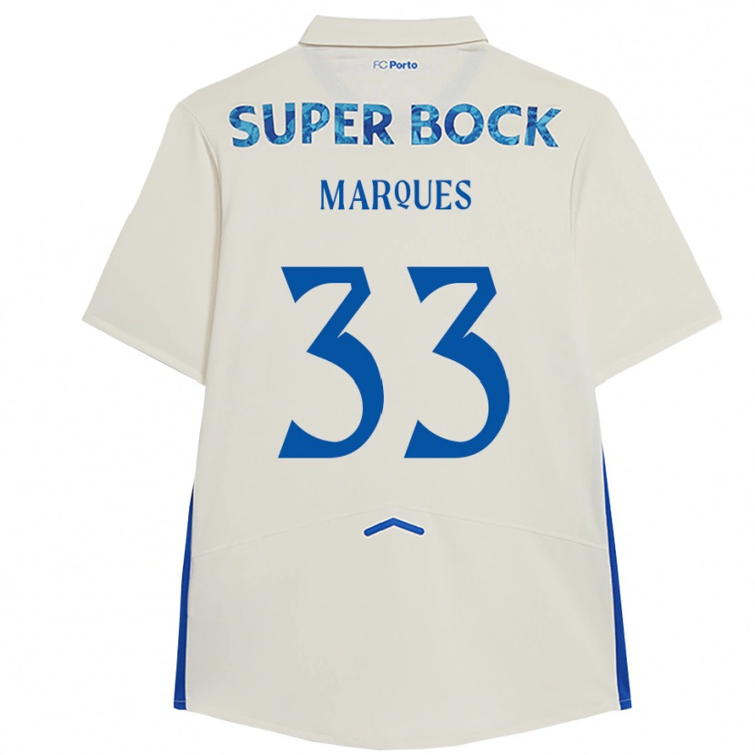 Danxen Herren Bárbara Marques #33 Weiß Blau Ausweichtrikot Trikot 2025/26 T-Shirt Österreich