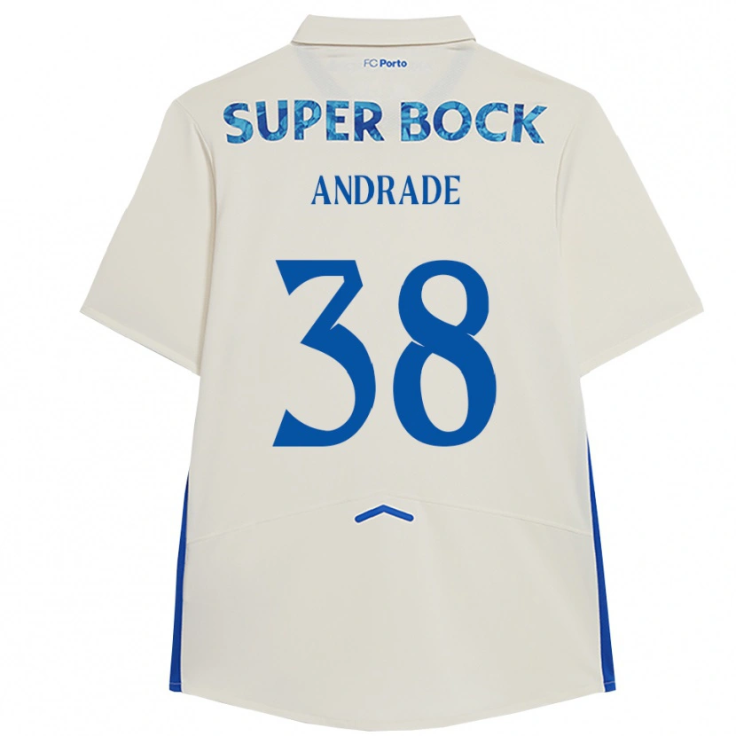 Danxen Herren Fernando Andrade #38 Weiß Blau Ausweichtrikot Trikot 2025/26 T-Shirt Österreich