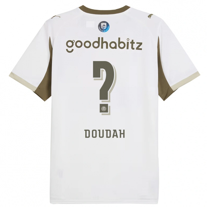 Danxen Herren Amin Doudah #0 Weiß Grau Ausweichtrikot Trikot 2025/26 T-Shirt Österreich