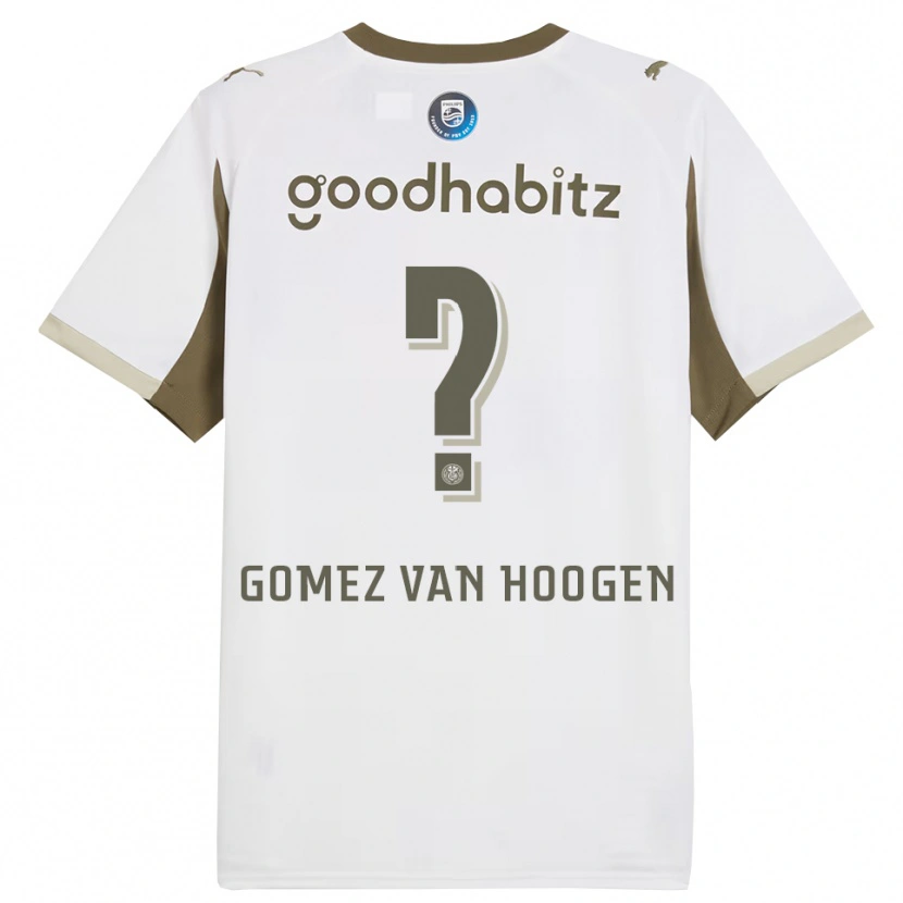 Danxen Herren Samuel Gomez Van Hoogen #0 Weiß Grau Ausweichtrikot Trikot 2025/26 T-Shirt Österreich