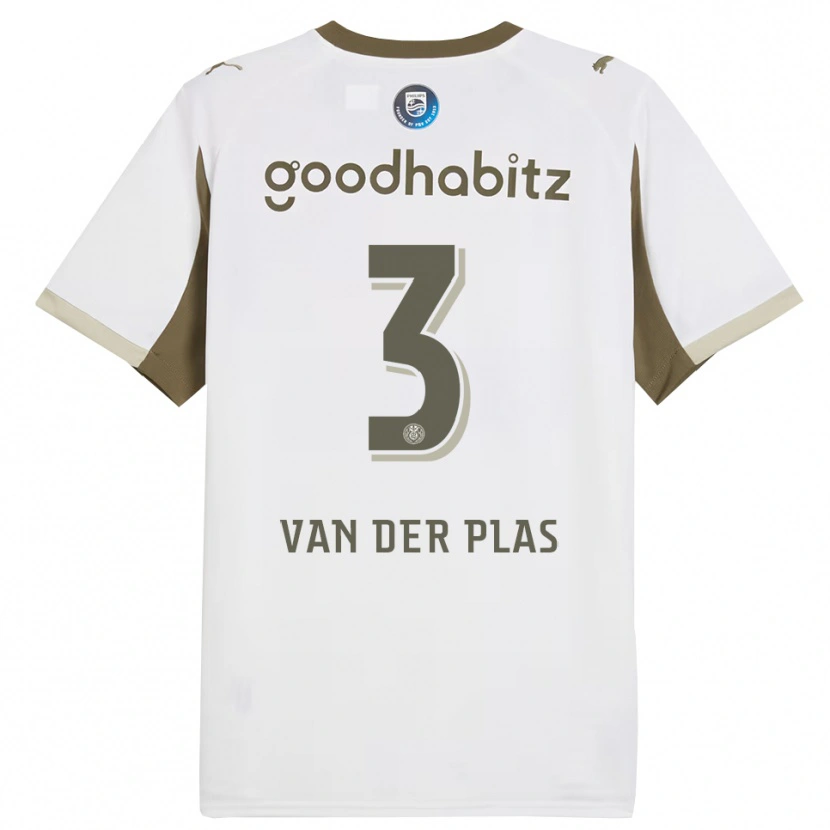 Danxen Herren Sven Van Der Plas #3 Weiß Grau Ausweichtrikot Trikot 2025/26 T-Shirt Österreich