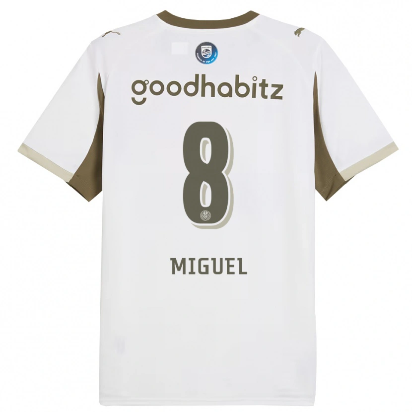 Danxen Herren Yani Miguel #8 Weiß Grau Ausweichtrikot Trikot 2025/26 T-Shirt Österreich
