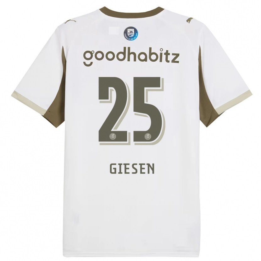 Danxen Herren Suzanne Giesen #25 Weiß Grau Ausweichtrikot Trikot 2025/26 T-Shirt Österreich