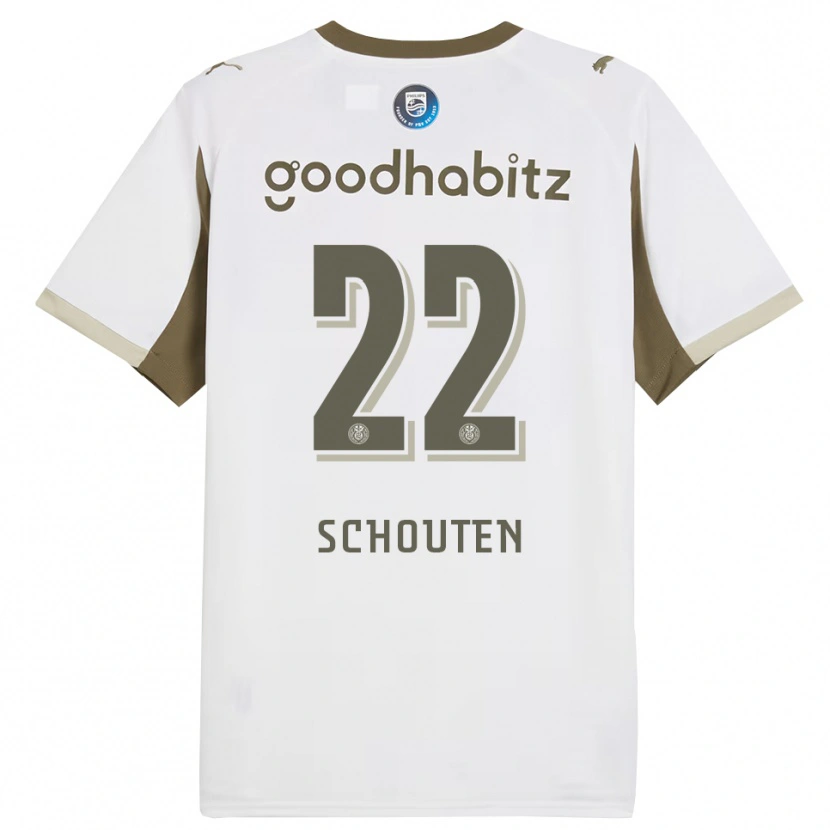 Danxen Herren Jerdy Schouten #22 Weiß Grau Ausweichtrikot Trikot 2025/26 T-Shirt Österreich
