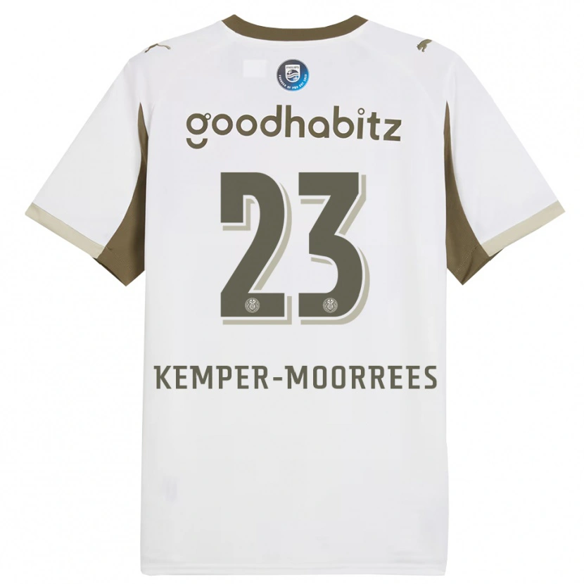 Danxen Herren Myrthe Kemper-Moorrees #23 Weiß Grau Ausweichtrikot Trikot 2025/26 T-Shirt Österreich
